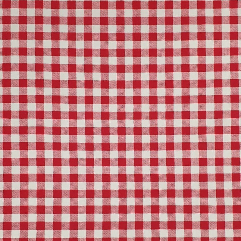 Gingham 10mm Red