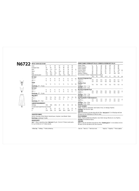 New Look Pattern 6722