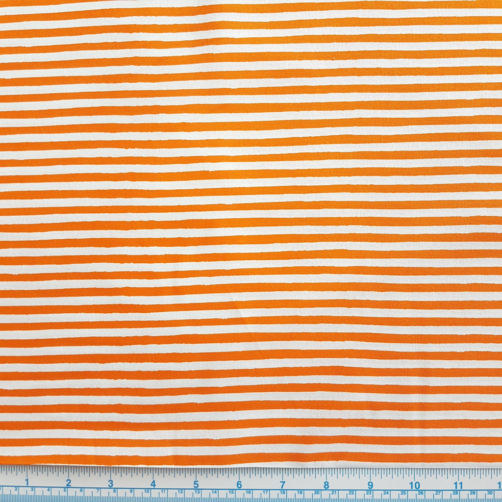 CRAFT COTTON - 5mm Stripes - Orange