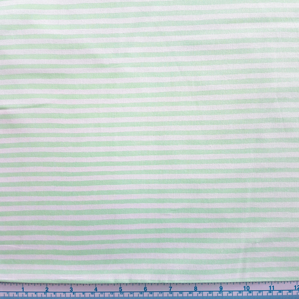 CRAFT COTTON - 5mm Stripes - Pastel Green